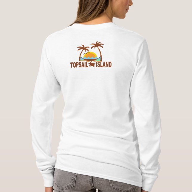 Topsail Island. T-shirt (Baksida)