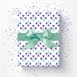 Topsy Tulip in Purple and Teal Presentpapper