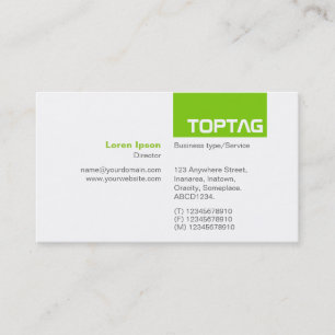 TopTag v2 - Martian Grönt Visitkort