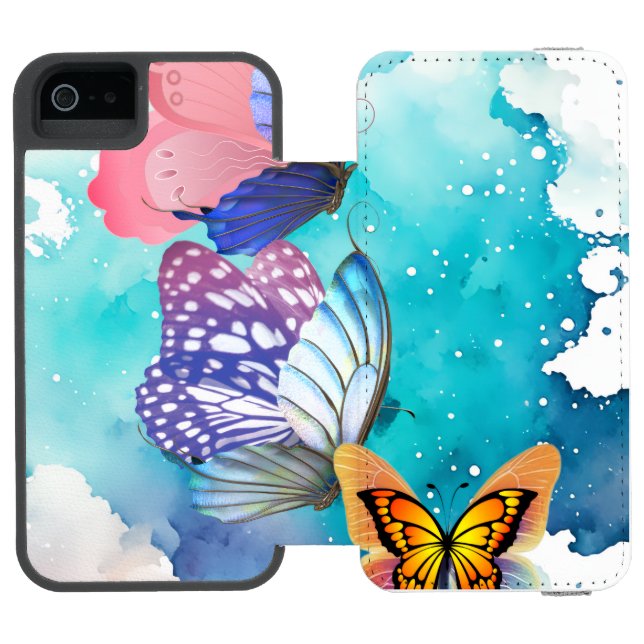 toque relajante a tu hogar incipio iPhone wallet skal (Folio Öppen)