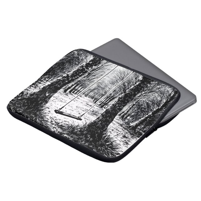 toque relajante a tu hogar laptop fodral (Framsida topp)