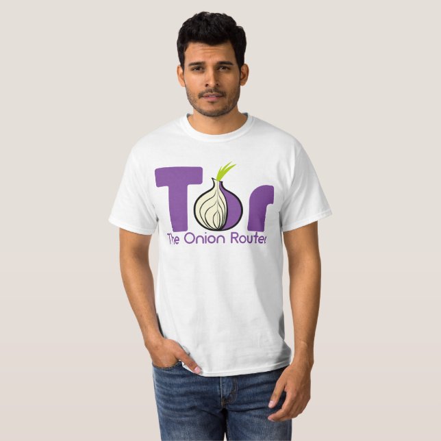 Tor - Onion Router T Shirt (Hel framsida)