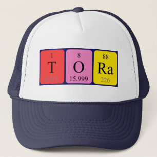 Tora med regelbunden bord namn truckerkeps