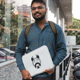 Tora Tiger Geometric Zodiac Laptop Fodral