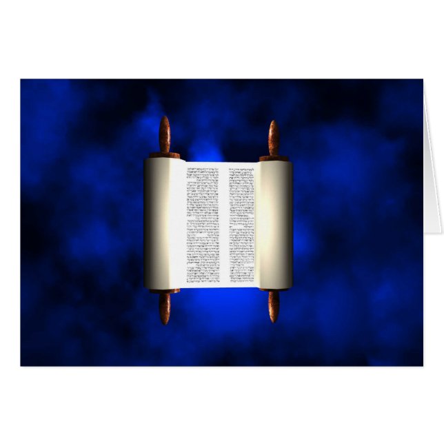 Torah Light Hälsningskort (Framsidan Horizontal)