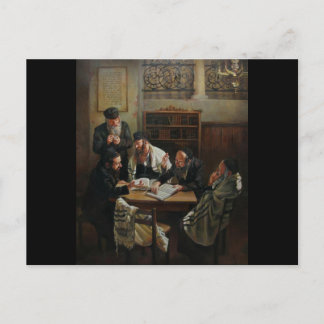 Torah Study Vykort
