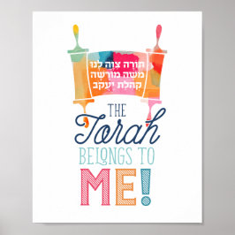 Torah Tzivah Skriv ut Poster