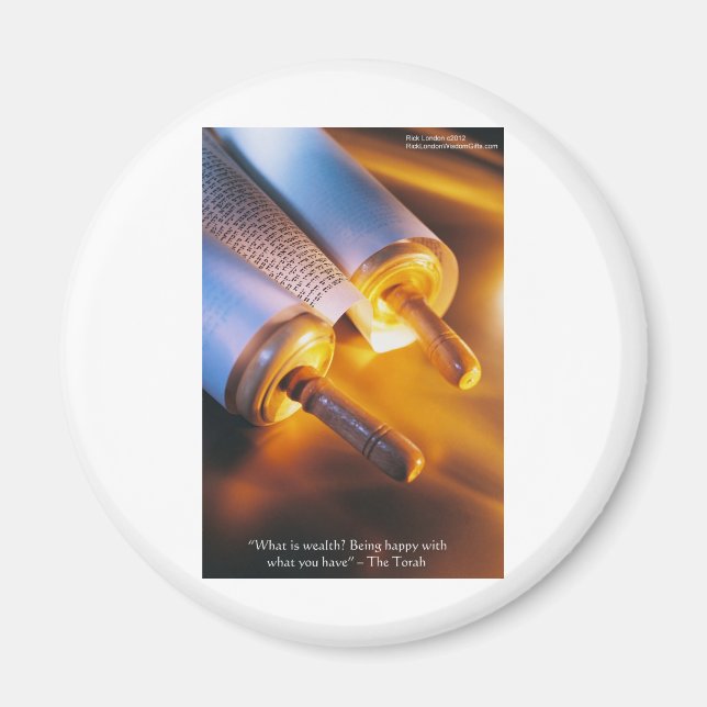 Torah-visdom (rikedom/lycka) presenter, muggar med magnet (Framsidan)