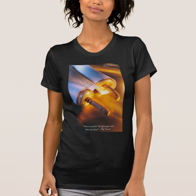 Torah-visdom (rikedom/lycka) presenter, muggar med t-shirt (Framsida)
