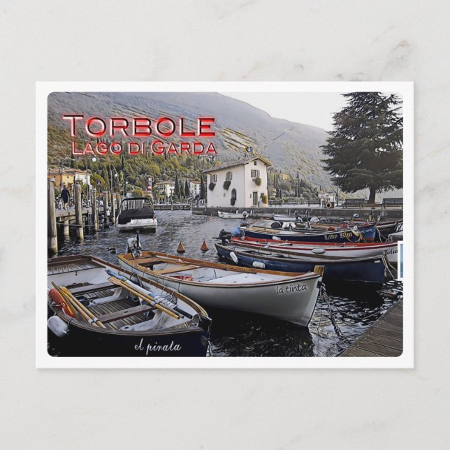 TORBOLE - Sjö Garda - Italien - Trentino - Vykort (Framsida)
