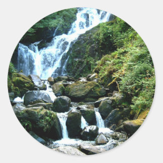 Torc Falls Killarney Ireland Runt Klistermärke