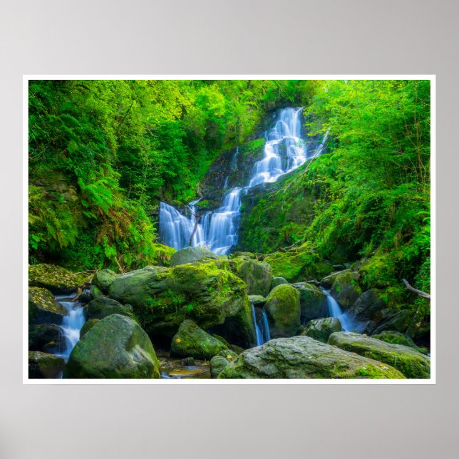 Torc vattenfall Poster | Killarney Park Irland (Framsidan)
