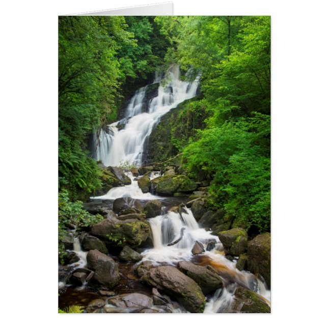 Torc Vattenfall scenic, Irland Hälsningskort (Framsidan)