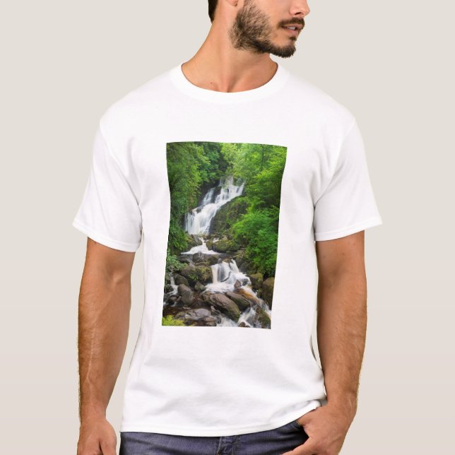 Torc vattenfall scenic, Irland T-shirt (Framsida)