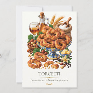 Torcetti – Vintage Italian Dessert Inbjudningar