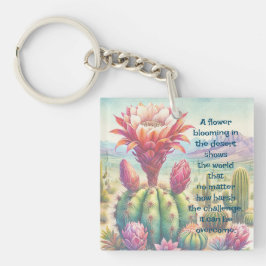 Torch Cactus Flower & Quote