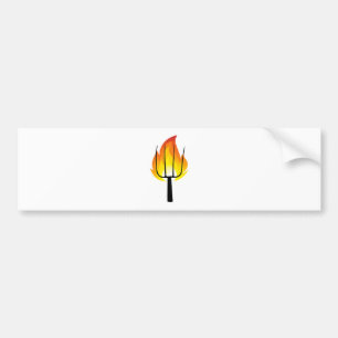 Torch och pitchfork bildekal