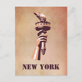 Torch of Liberty, New York Vykort