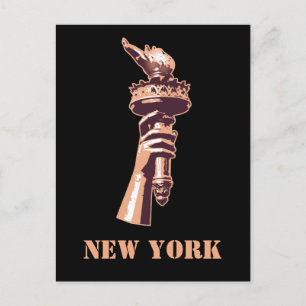 Torch of Liberty, New York Vykort