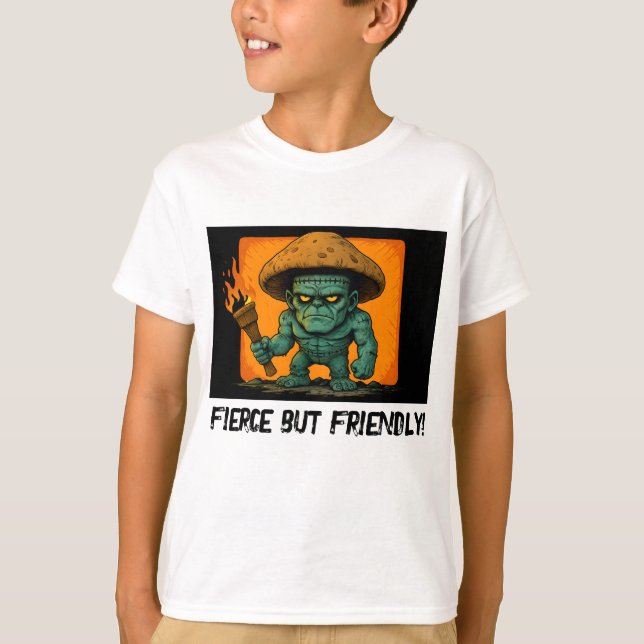 Torch & Temper – Mushroom Beast Design T Shirt (Framsida)