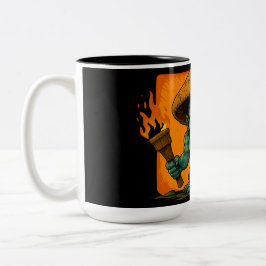 Torch & Temper-Mushroom-Beast Två-Tonad Mugg