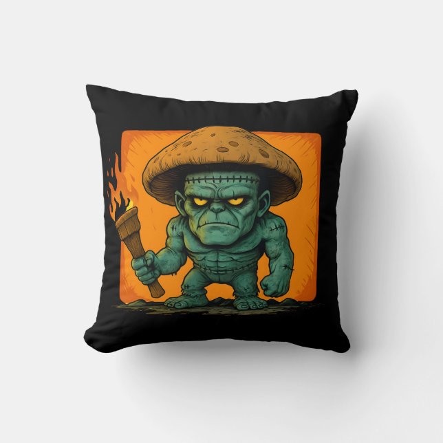 Torch & Temper – Svampdjursdesign Kudde (Framsida)