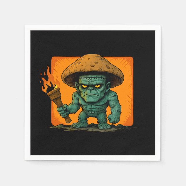 Torch & Temper – Svampdjursdesign Pappersservett (Framsidan)