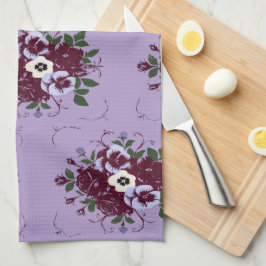 Torchon - Bouquet de Violettes Kökshandduk