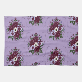 Torchon - Bouquet de Violettes Kökshandduk