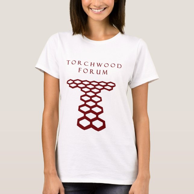 TorchwoodForum Addicts Unite Womans Shirt T-shirt (Framsida)