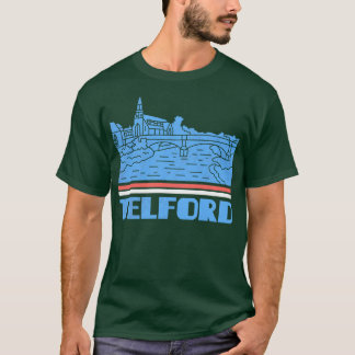 Tord City Gift England City Silhouette Skyline Gre T Shirt