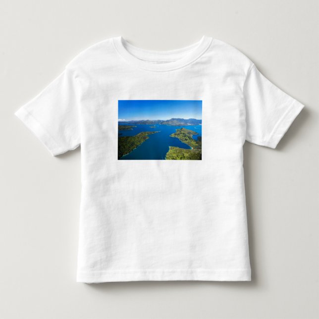 Torea Bay, Queen Charlotte Sound, Marlborough Tee Shirt (Framsida)