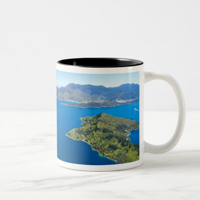 Torea Bay, Queen Charlotte Sound, Marlborough Två-Tonad Mugg (Höger)