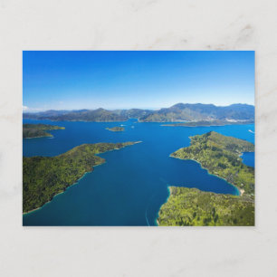 Torea Bay, Queen Charlotte Sound, Marlborough Vykort