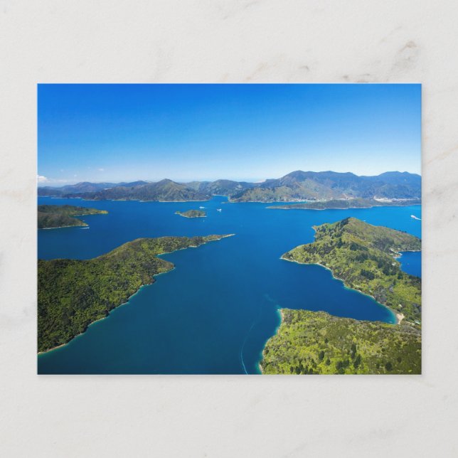 Torea Bay, Queen Charlotte Sound, Marlborough Vykort (Framsida)