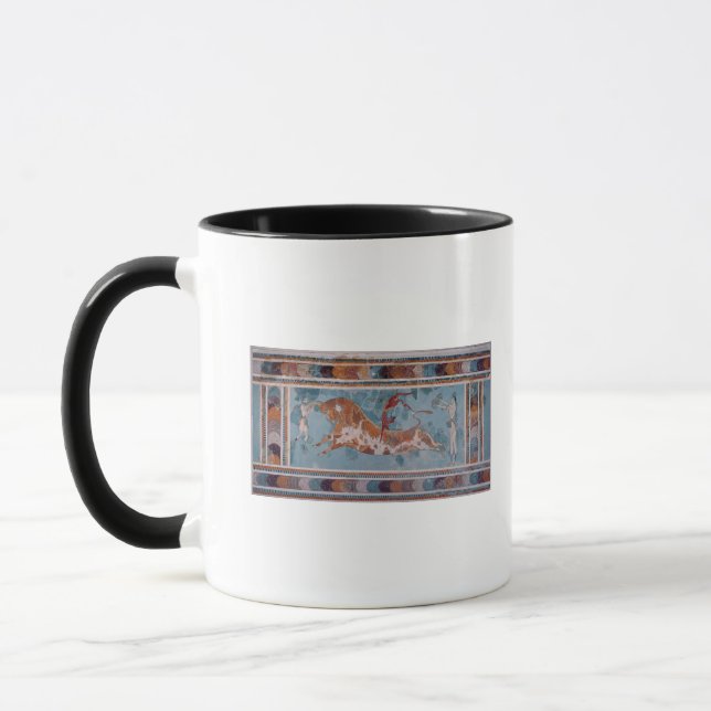 Toreadorfrescoen, Knossos slott, Crete Mugg (Vänster)
