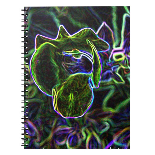 Torenia Edited Anteckningsbok Med Spiral (Framsidan)