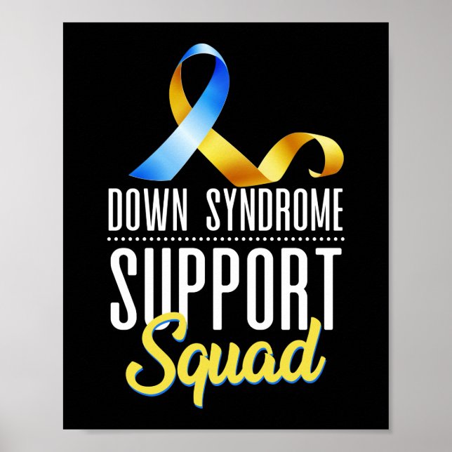 Torgfliksmenyfliksområdet Trisomy 21 Down Syndrome Poster (Framsidan)