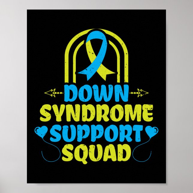 Torgfliksmenyfliksområdet Trisomy 21 Down Syndrome Poster (Framsidan)