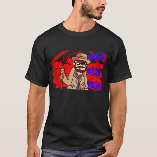 Torgo svart skjorta t shirt (Framsida)