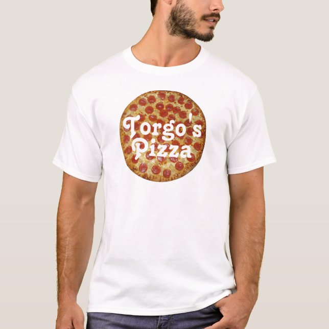 Torgos Pizza Tee Shirt (Framsida)