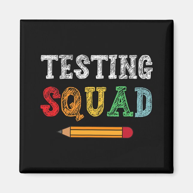 Torgrastumtestdag Lärare Student Funny Schoo Magnet (Framsidan)