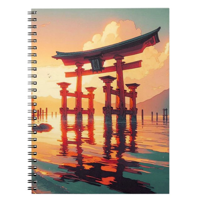Torii av det uppgående ljuset anteckningsbok (Framsidan)