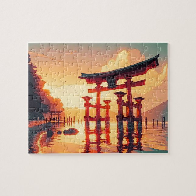 Torii av det uppgående ljuset pussel (Horisontell)