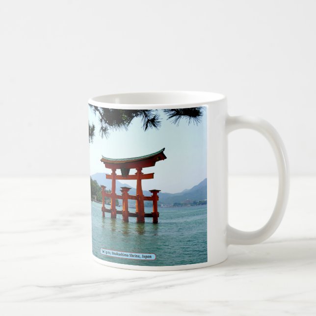 Torii grind, Itsukushima Shrine, Japan Kaffemugg (Höger)
