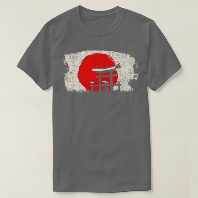 Torii Grind japansk arkitekturkonst T Shirt (Design framsida)