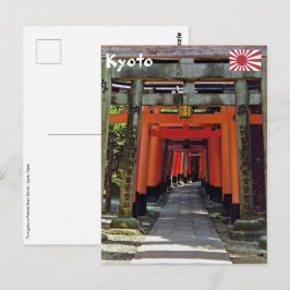 Torii grind - Kyoto, Japan, Asien Vykort