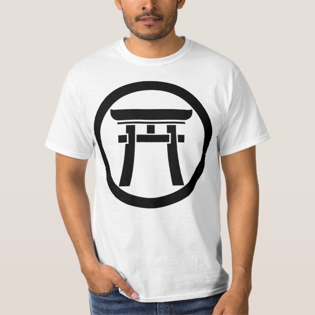 Torii i en cirkel t shirt (Framsida)
