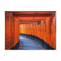 Torii Väg i Fushimi Inari-Taisha Shrine