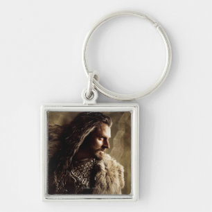 ToriN OAKENSHIELD™-tecken Poster 1 Fyrkantig Silverfärgad Nyckelring